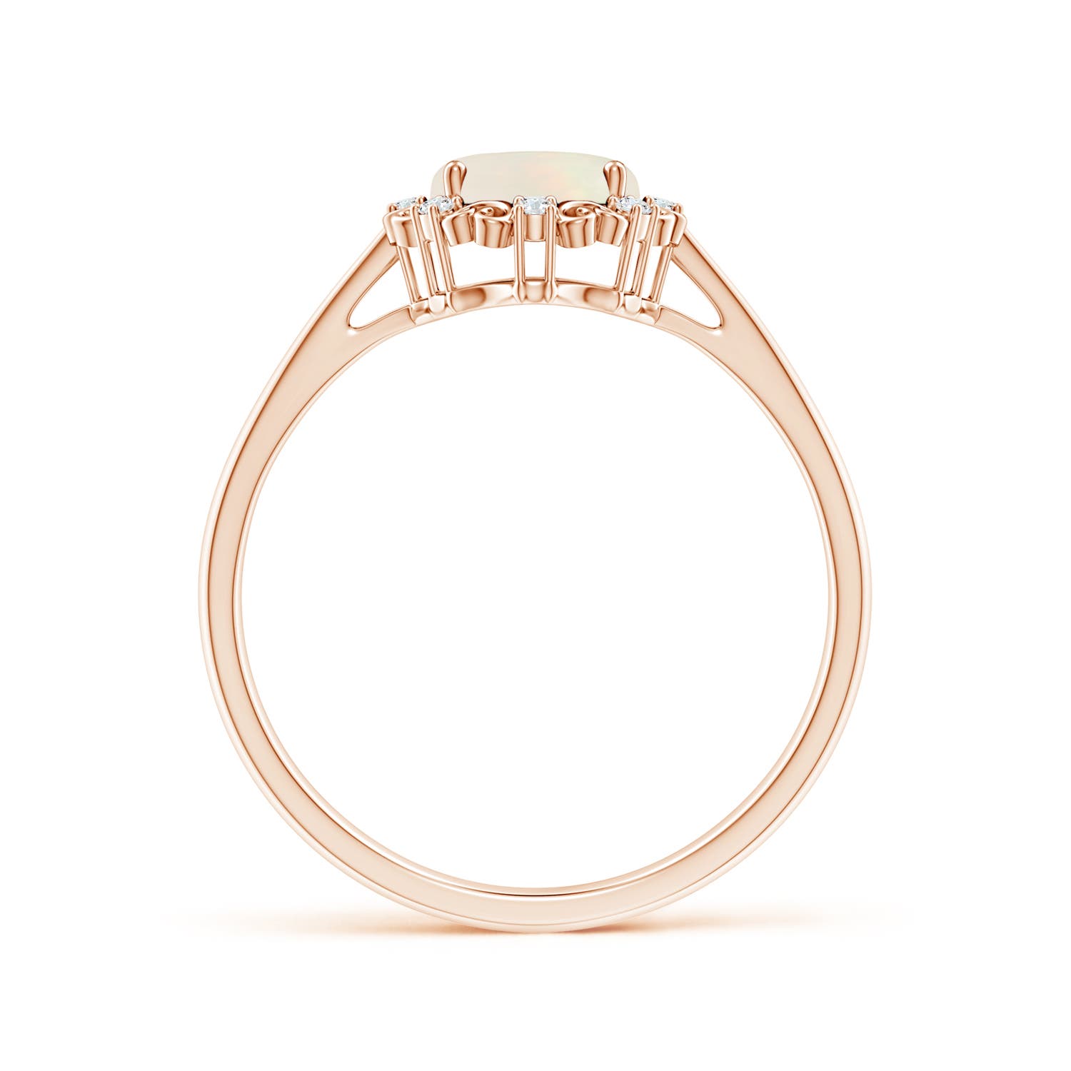 A - Opal / 0.86 CT / 14 KT Rose Gold