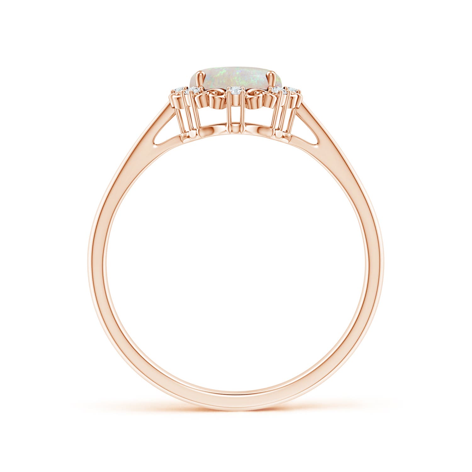 AA - Opal / 0.86 CT / 14 KT Rose Gold