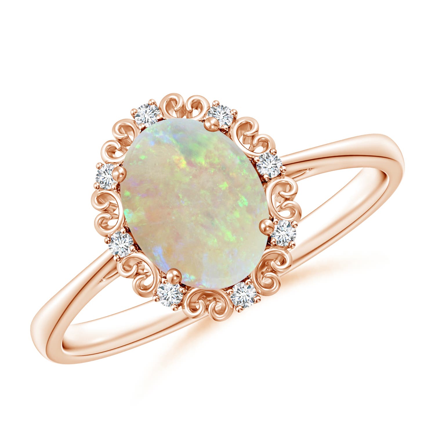 AAA - Opal / 0.86 CT / 14 KT Rose Gold