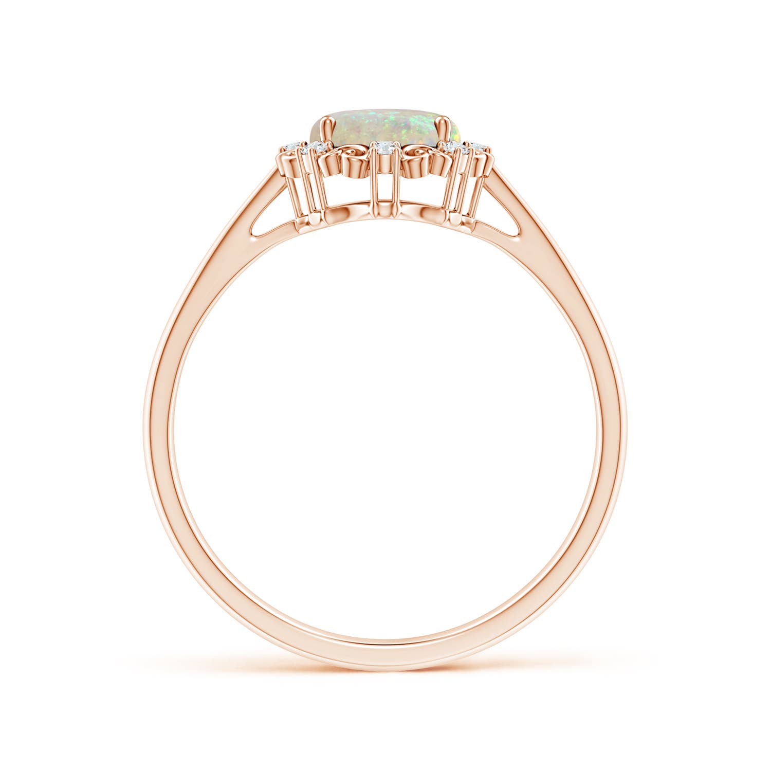 AAA - Opal / 0.86 CT / 14 KT Rose Gold