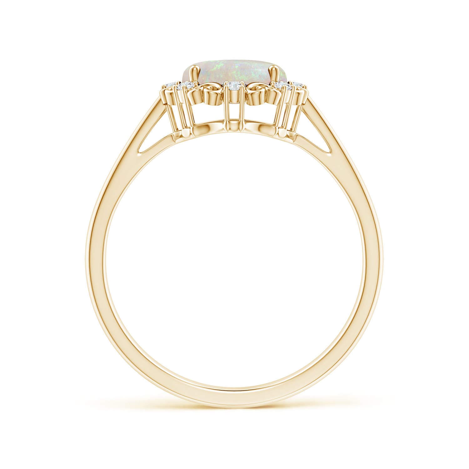 AA - Opal / 1.18 CT / 14 KT Yellow Gold