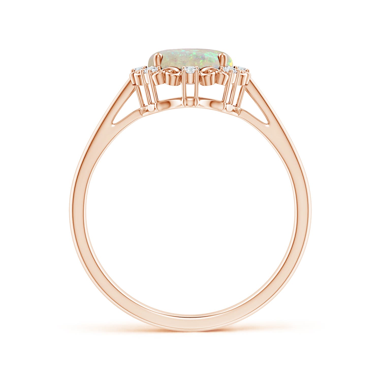 AAA - Opal / 1.18 CT / 14 KT Rose Gold