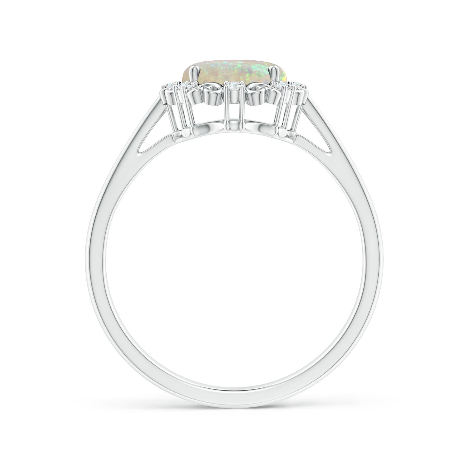 AAA - Opal / 1.18 CT / 14 KT White Gold