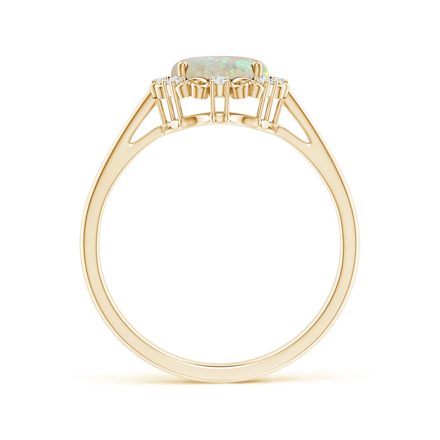 AAA - Opal / 1.18 CT / 14 KT Yellow Gold