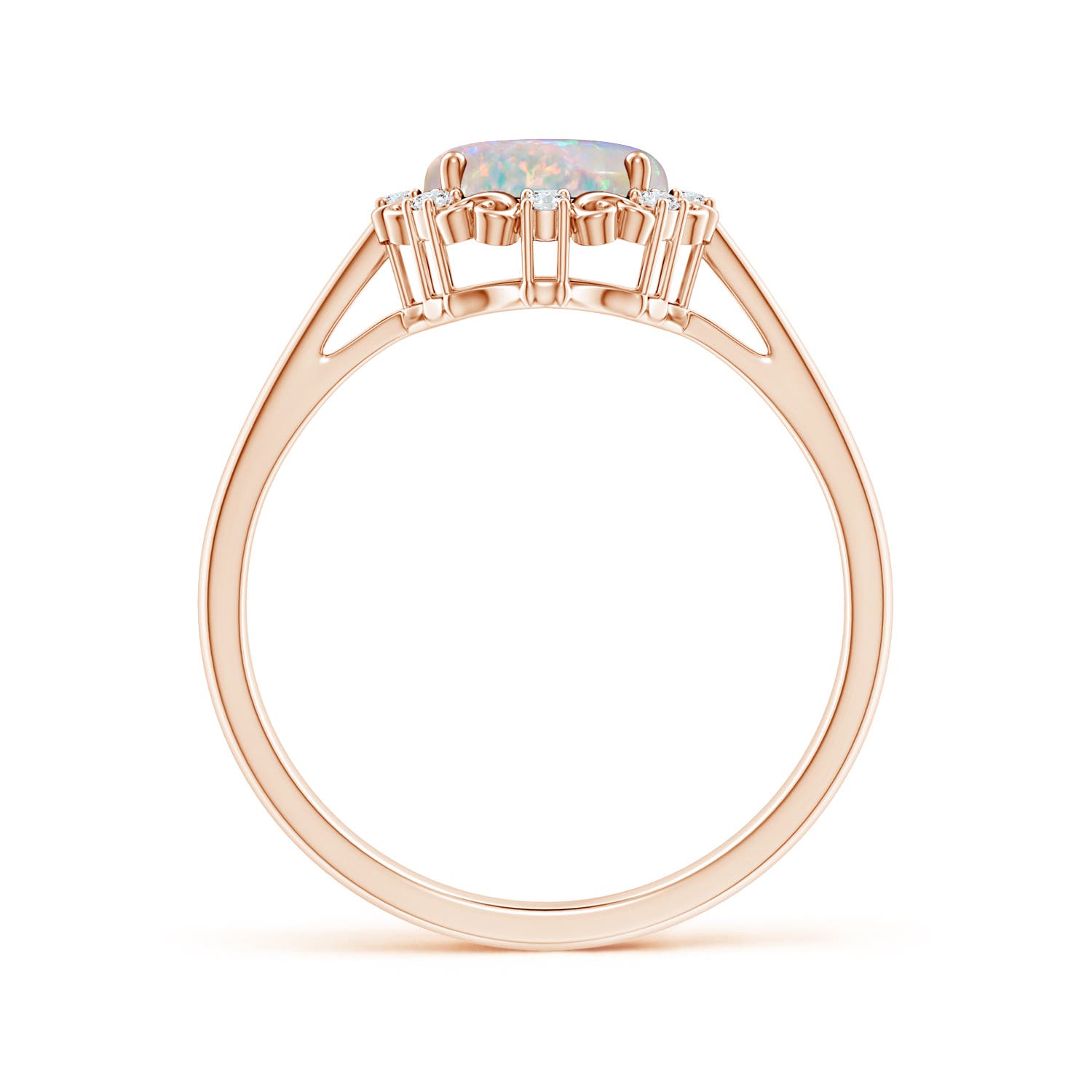 AAAA - Opal / 1.18 CT / 14 KT Rose Gold