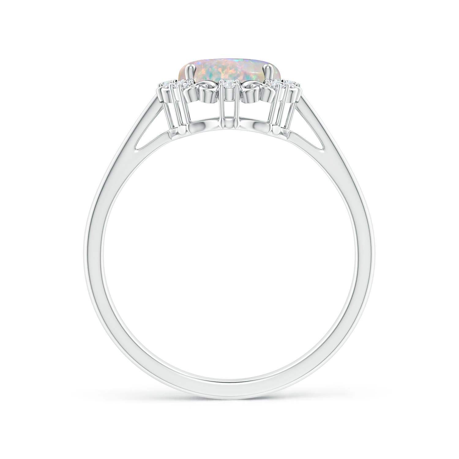 AAAA - Opal / 1.18 CT / 14 KT White Gold