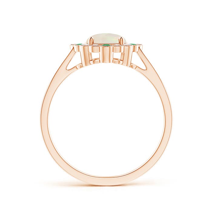 A - Opal / 0.81 CT / 14 KT Rose Gold