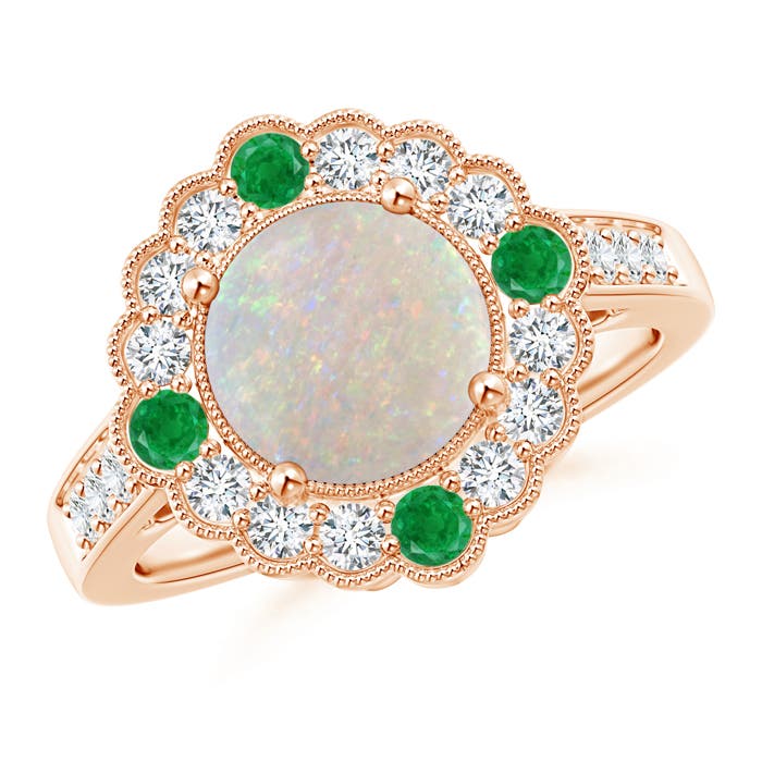 AA - Opal / 1.87 CT / 14 KT Rose Gold