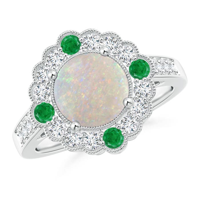 AA - Opal / 1.87 CT / 14 KT White Gold