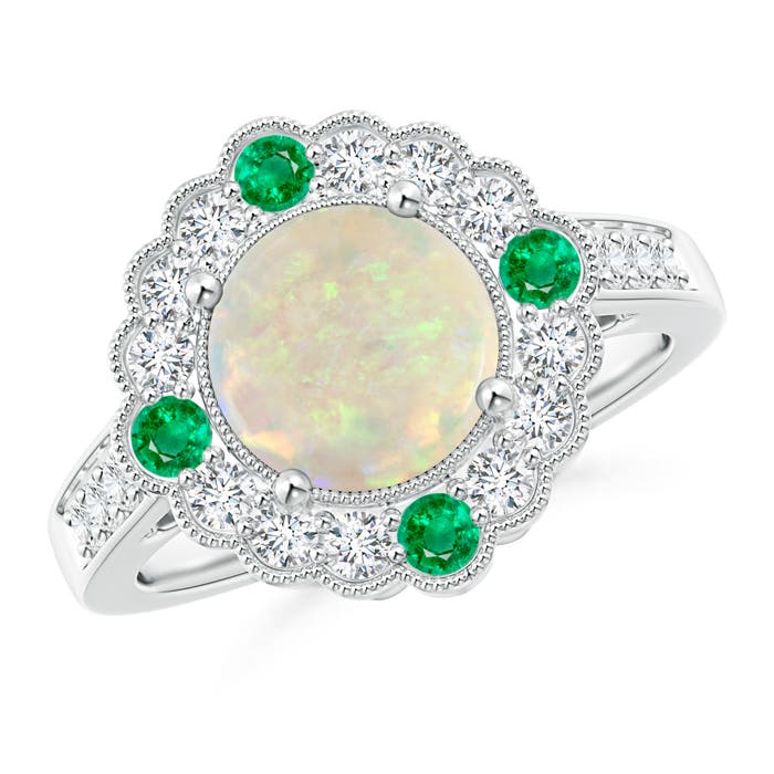 AAA - Opal / 1.87 CT / 14 KT White Gold