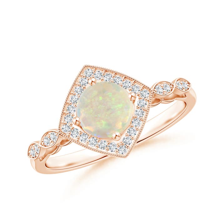 AAA - Opal / 0.66 CT / 14 KT Rose Gold