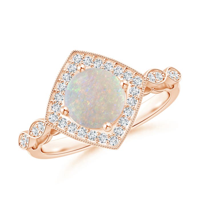 AA - Opal / 1.01 CT / 14 KT Rose Gold