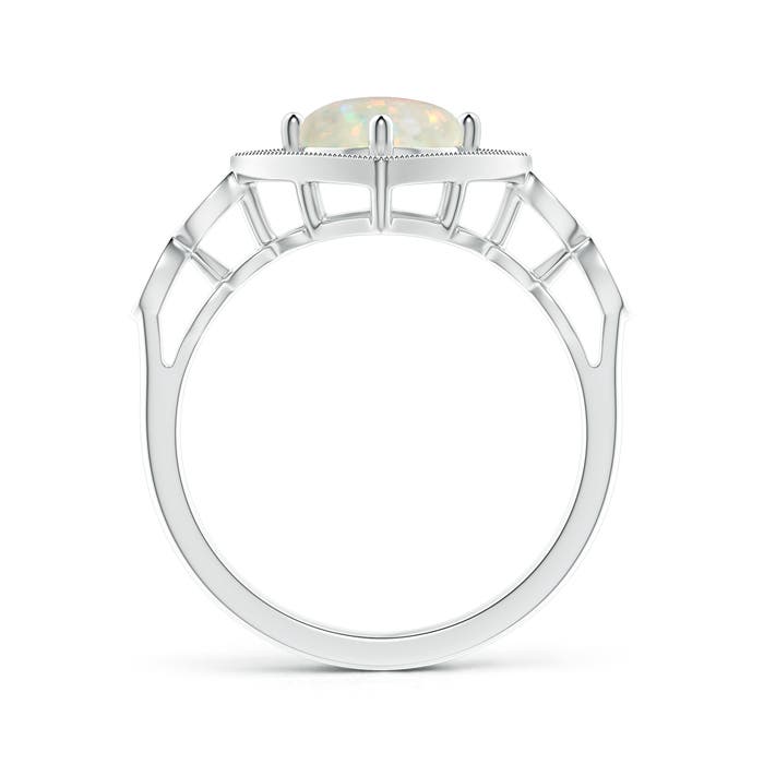 AAA - Opal / 1.01 CT / 14 KT White Gold