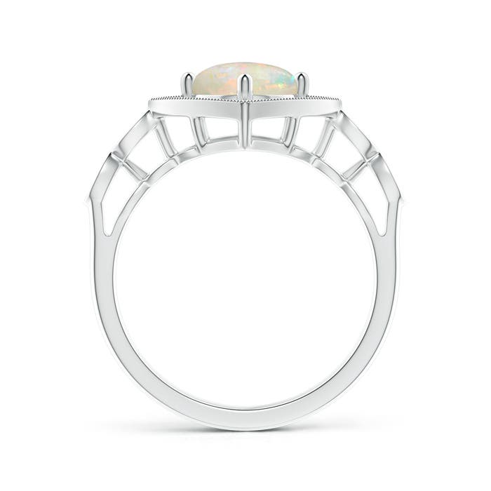 AAAA - Opal / 1.01 CT / 14 KT White Gold