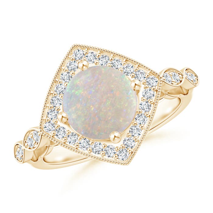 AA - Opal / 1.47 CT / 14 KT Yellow Gold