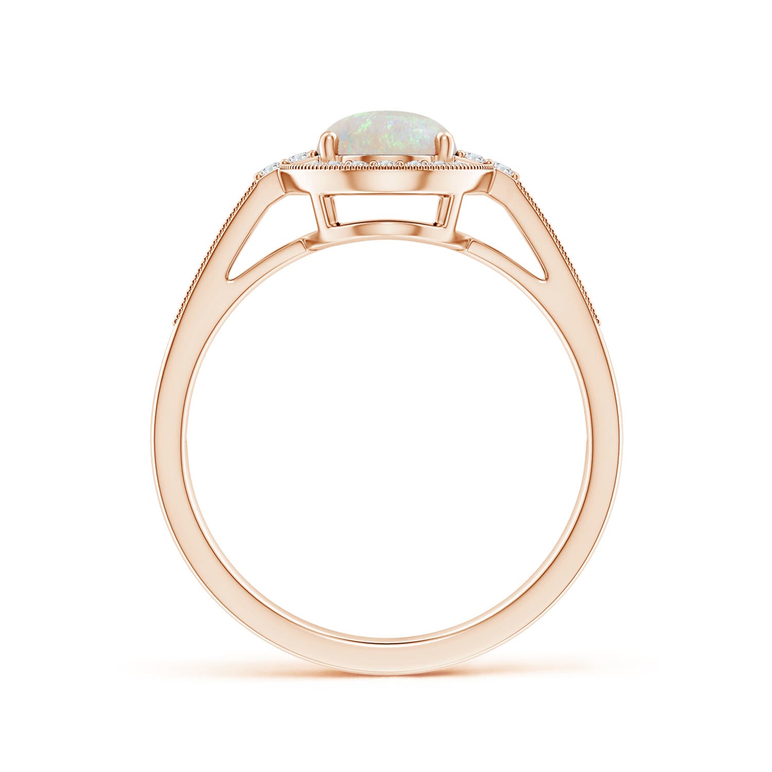 AA - Opal / 1.25 CT / 14 KT Rose Gold