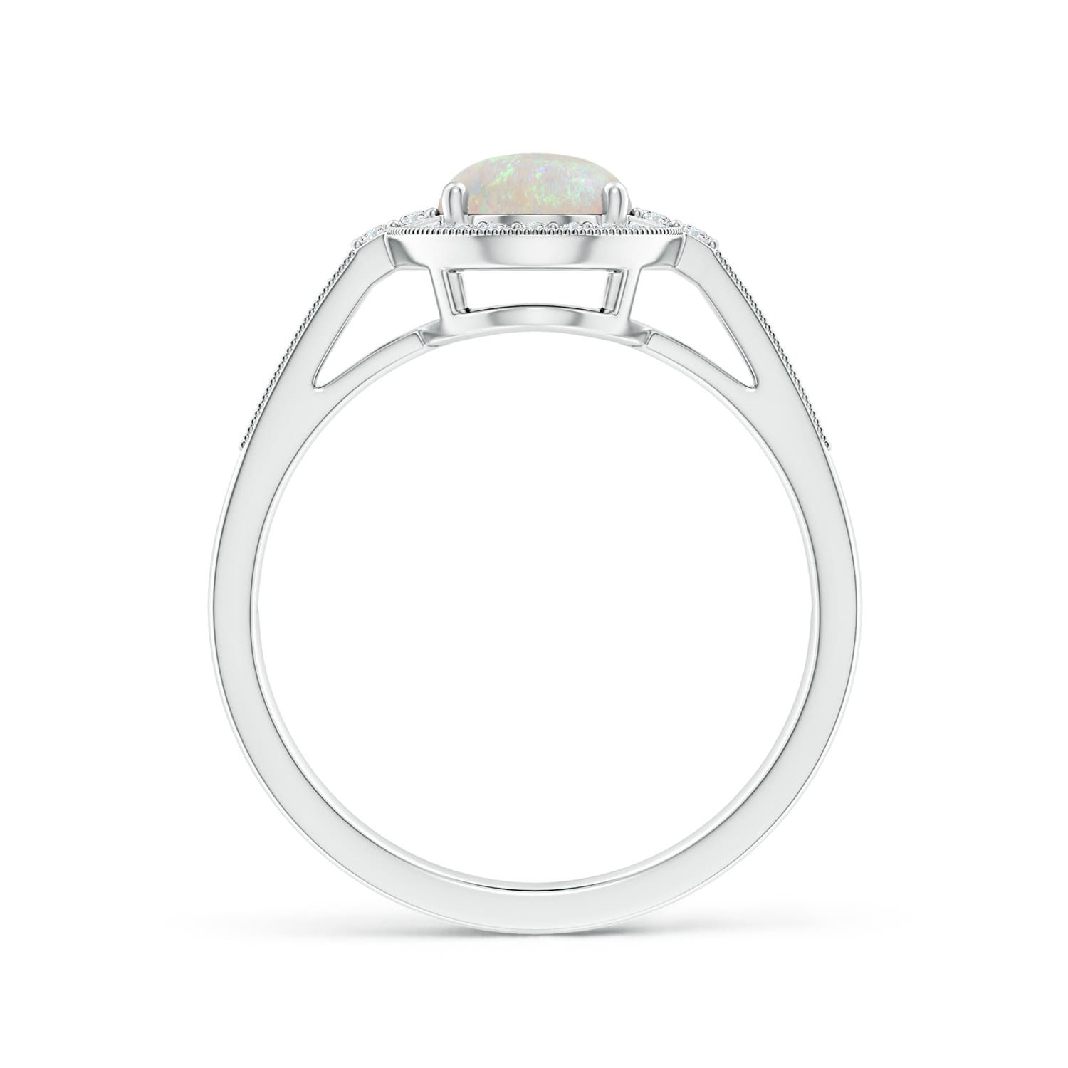 AA - Opal / 1.25 CT / 14 KT White Gold