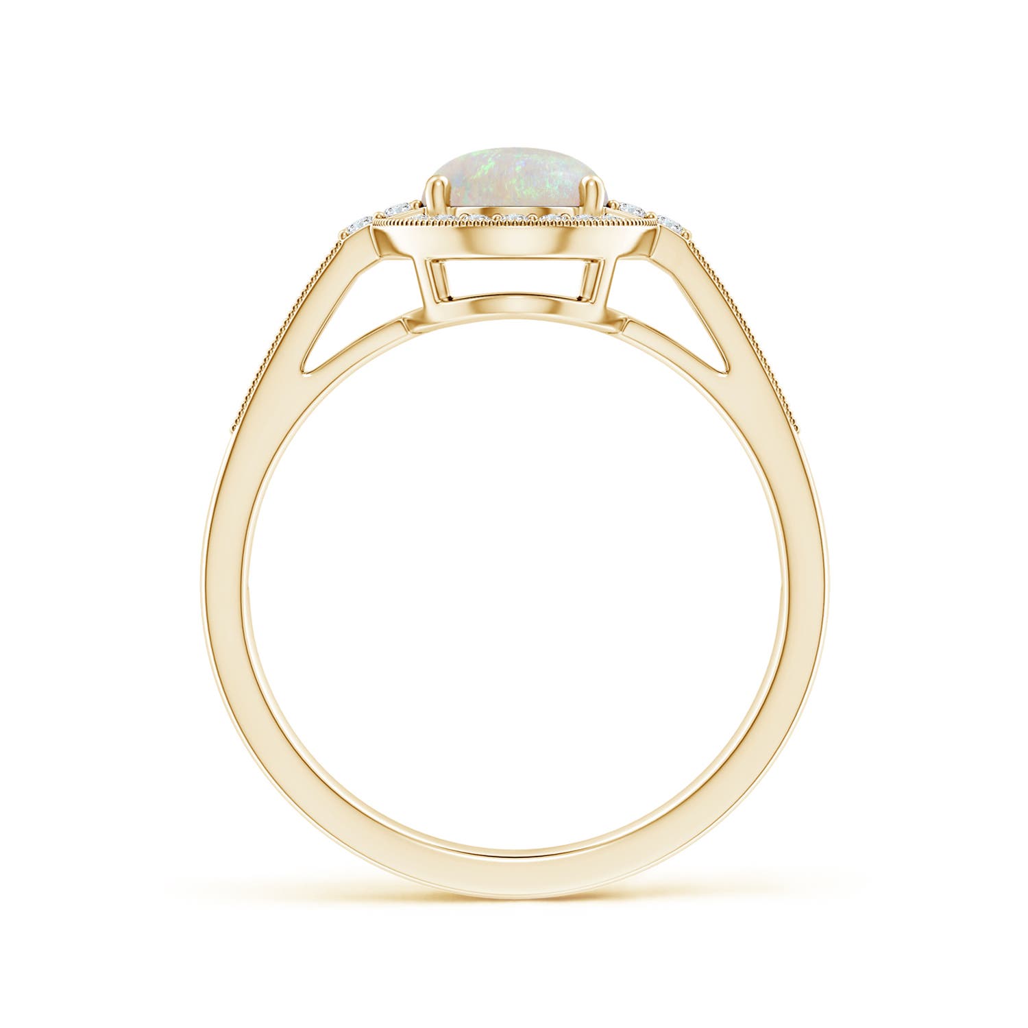 AA - Opal / 1.25 CT / 14 KT Yellow Gold