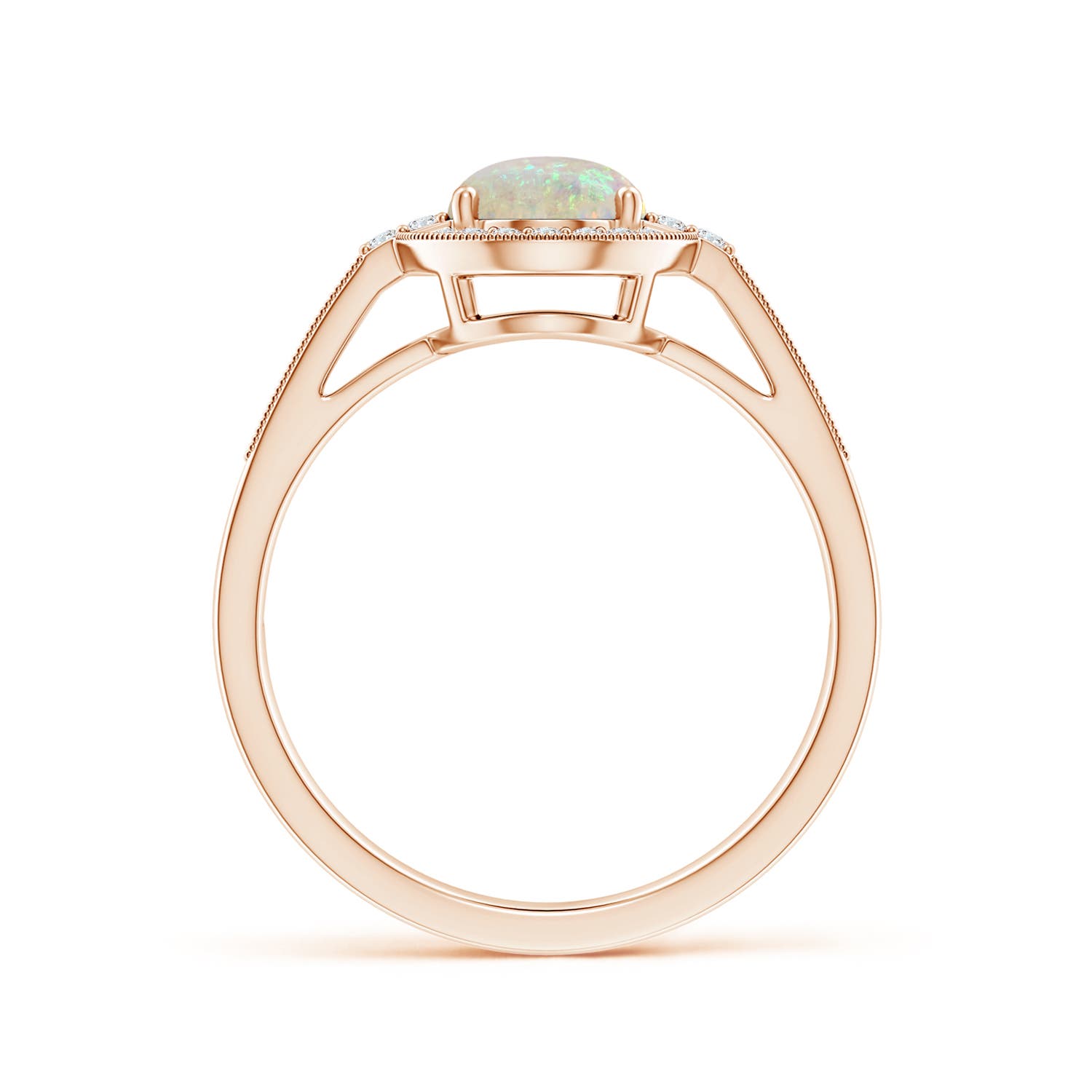 AAA - Opal / 1.25 CT / 14 KT Rose Gold