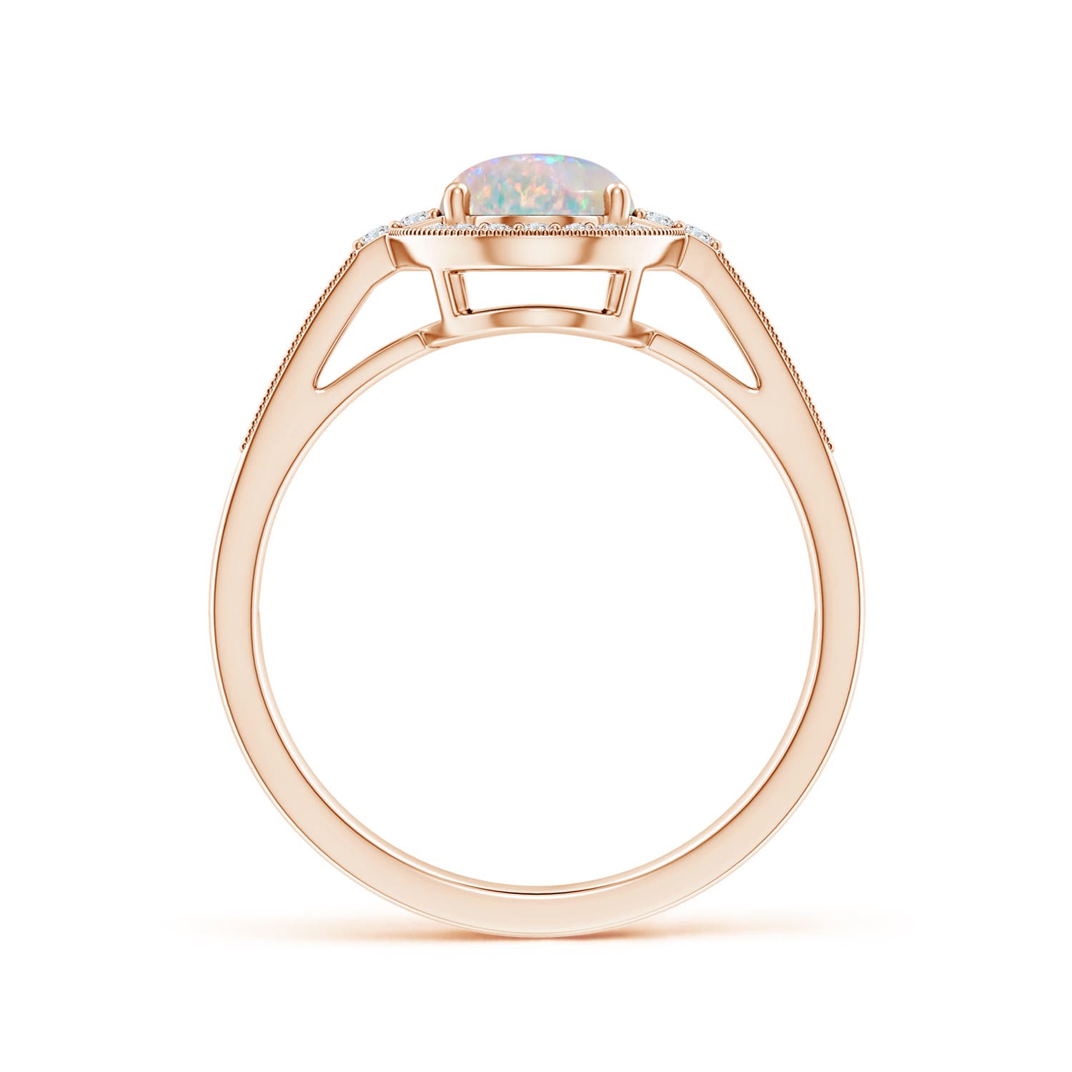 AAAA - Opal / 1.25 CT / 14 KT Rose Gold