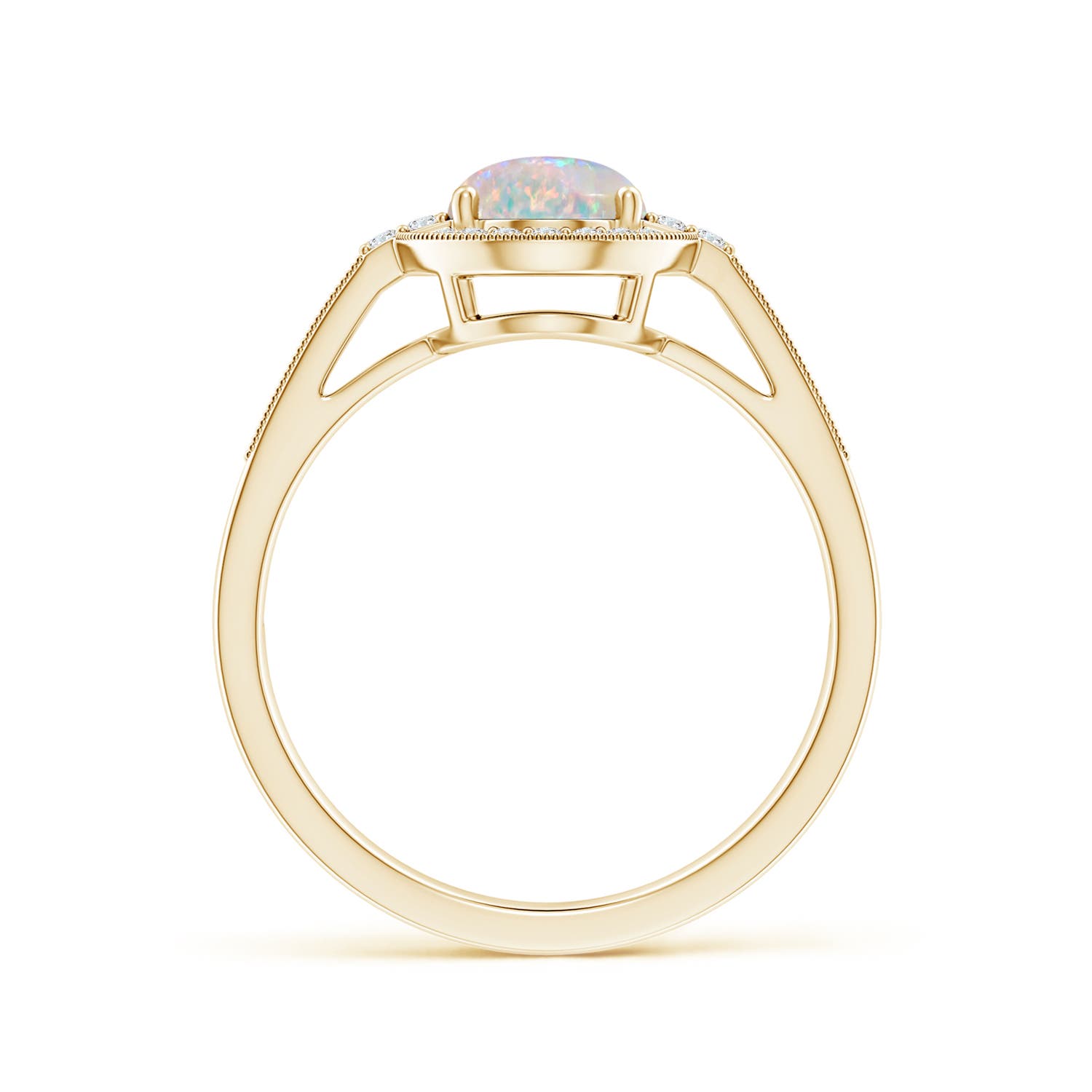 AAAA - Opal / 1.25 CT / 14 KT Yellow Gold