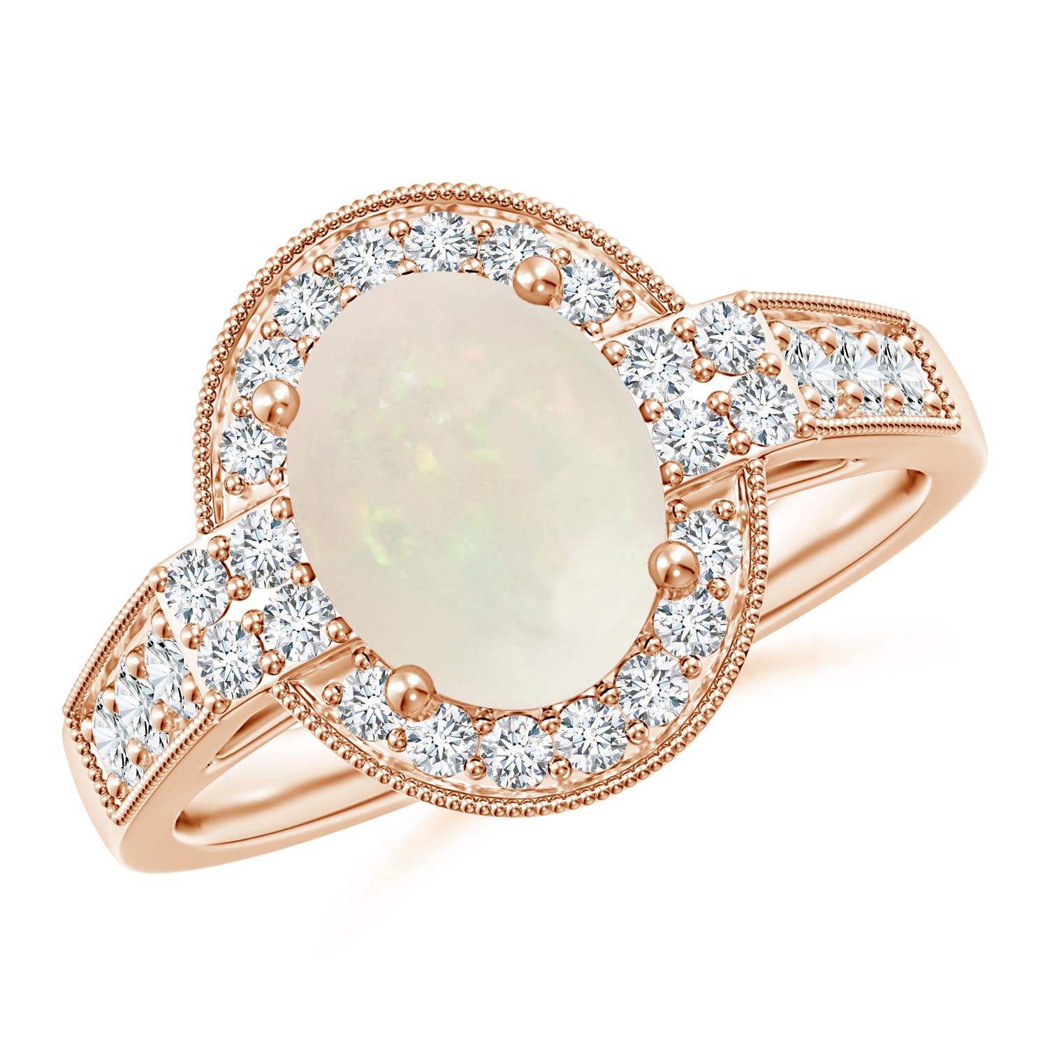 A - Opal / 1.72 CT / 14 KT Rose Gold