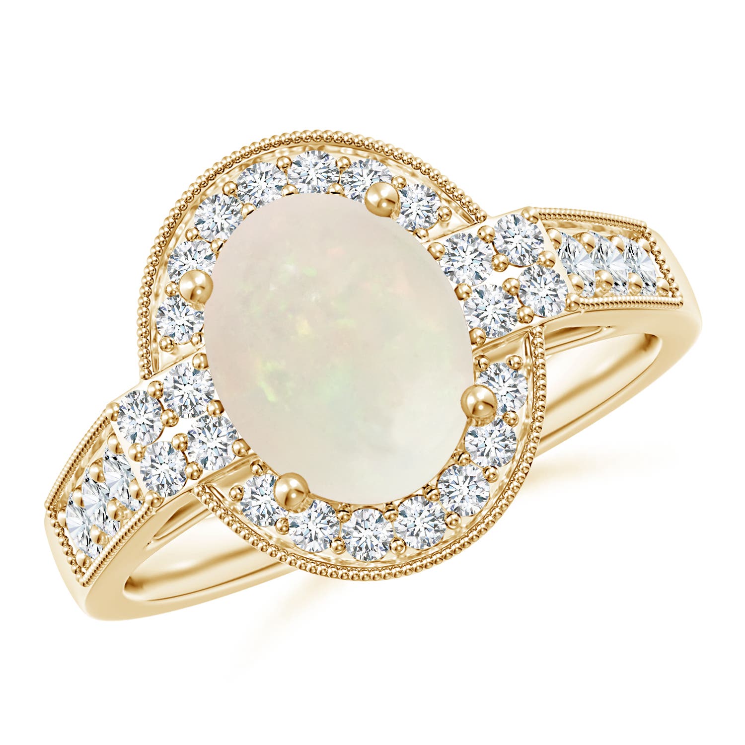 A - Opal / 1.72 CT / 14 KT Yellow Gold