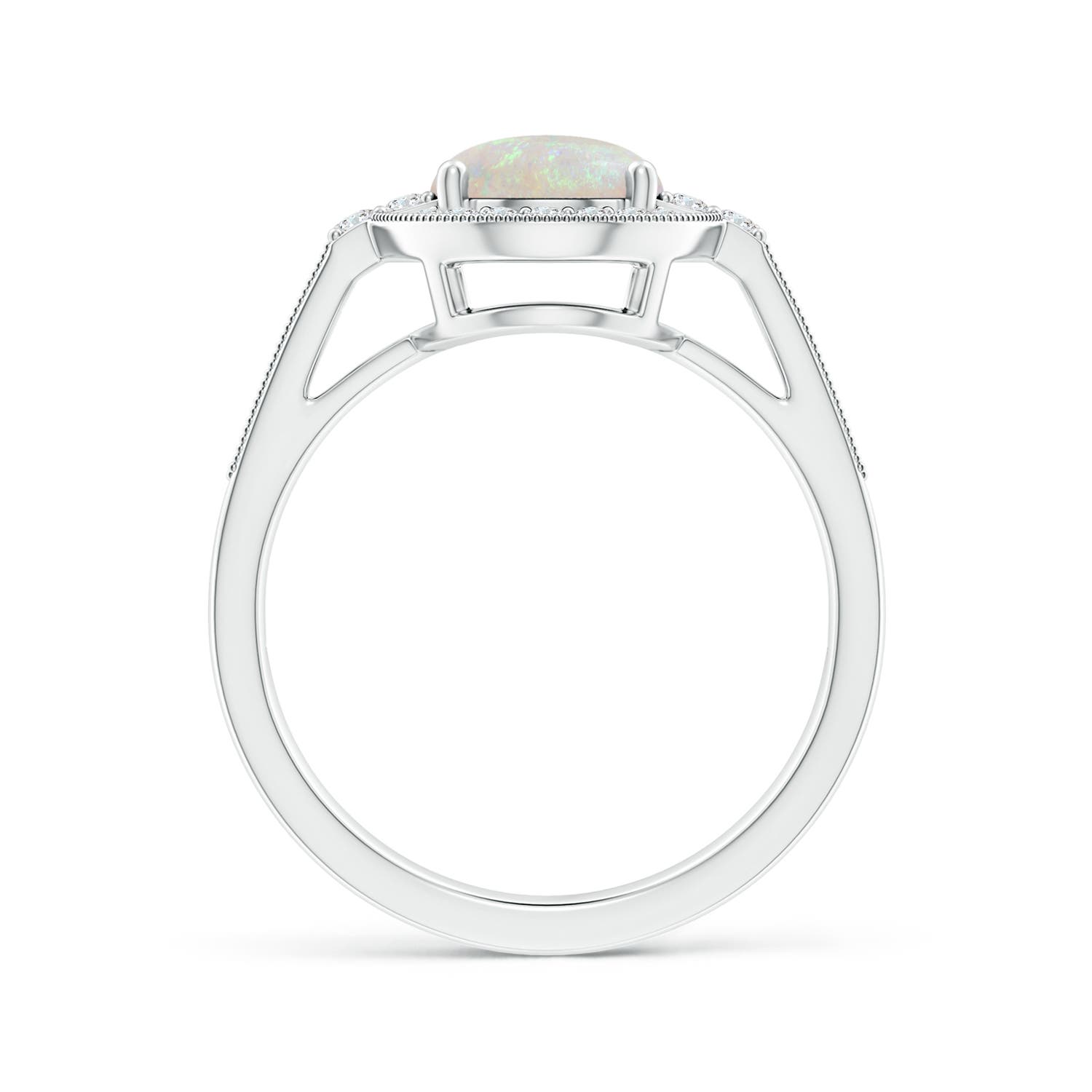 AA - Opal / 1.72 CT / 14 KT White Gold