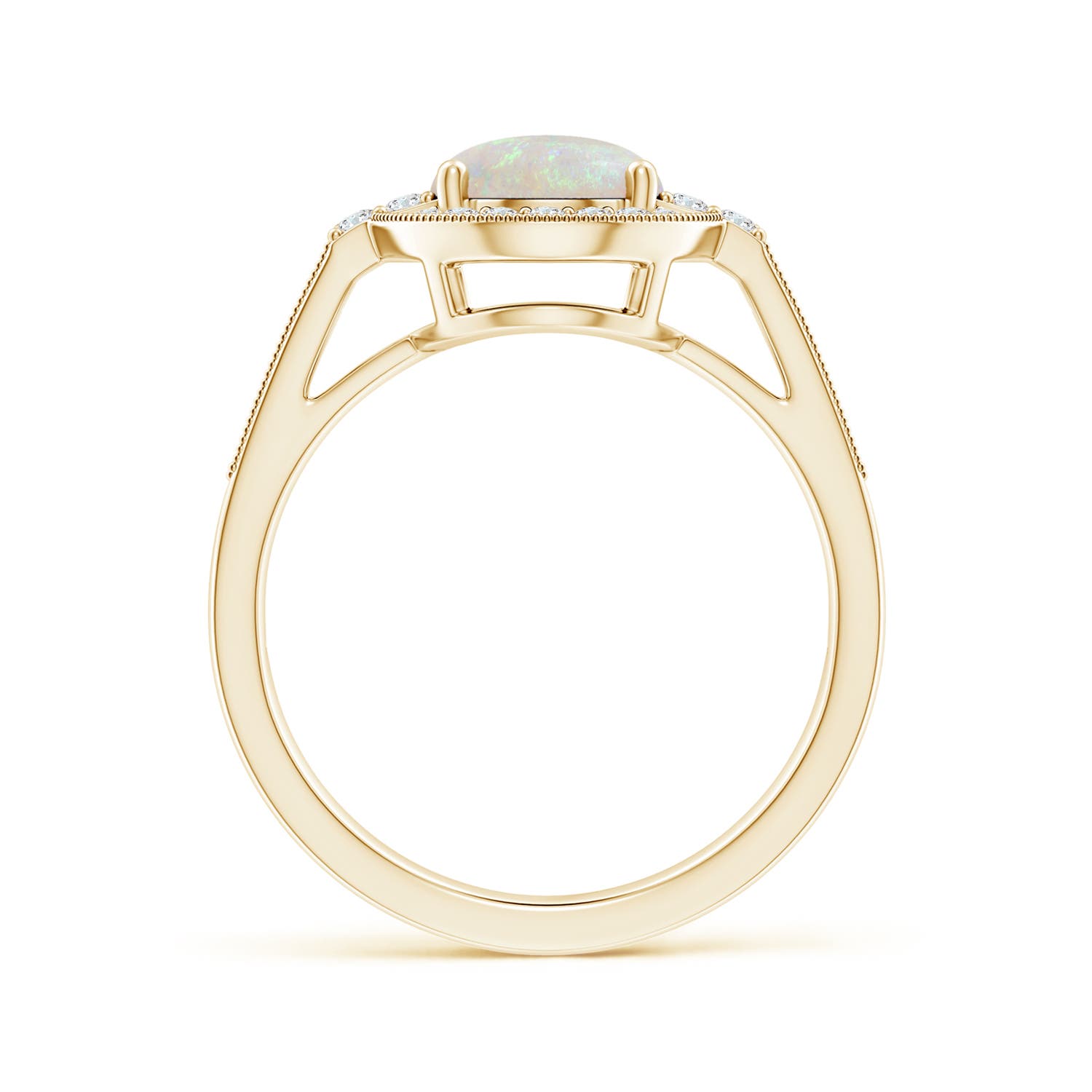 AA - Opal / 1.72 CT / 14 KT Yellow Gold