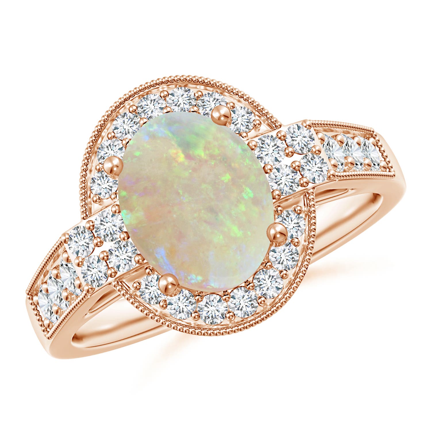 AAA - Opal / 1.72 CT / 14 KT Rose Gold