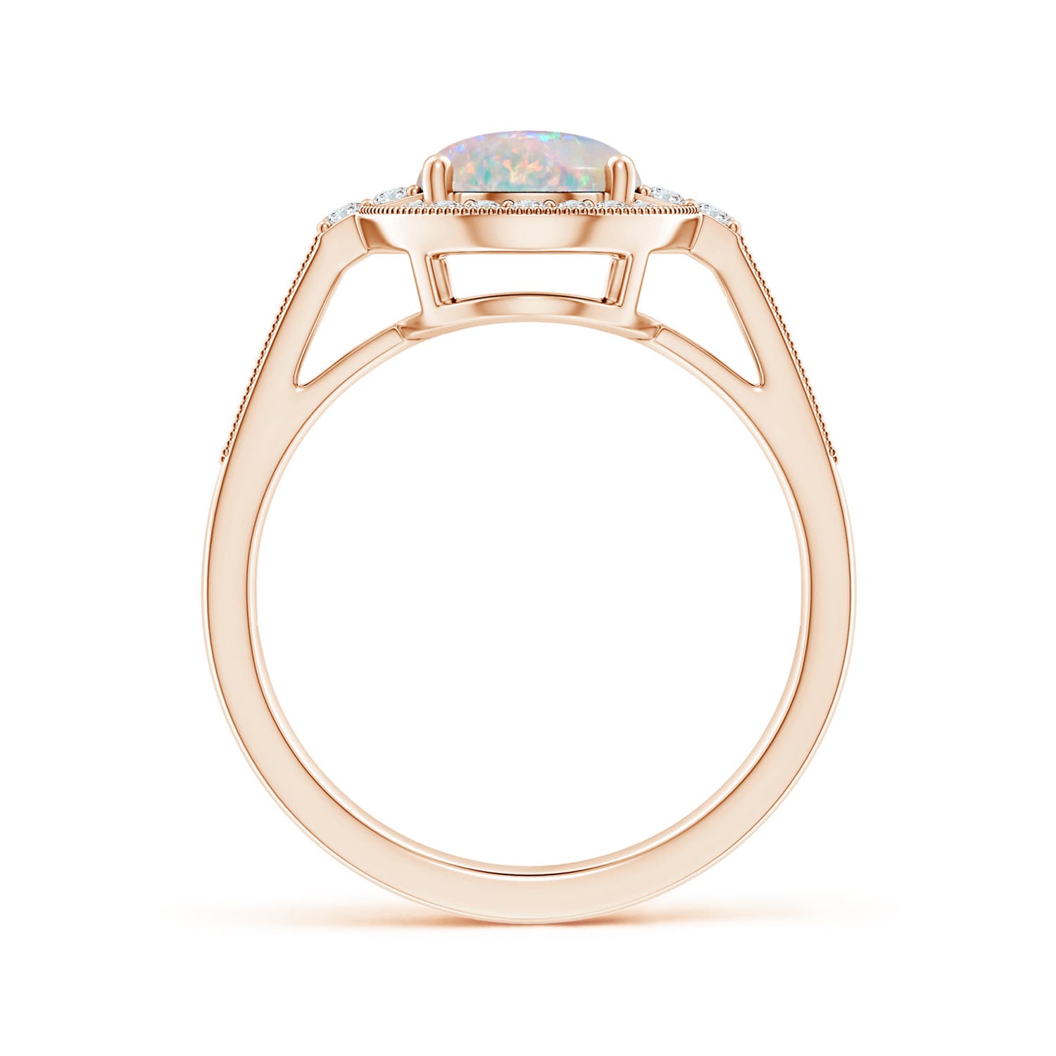 AAAA - Opal / 1.72 CT / 14 KT Rose Gold