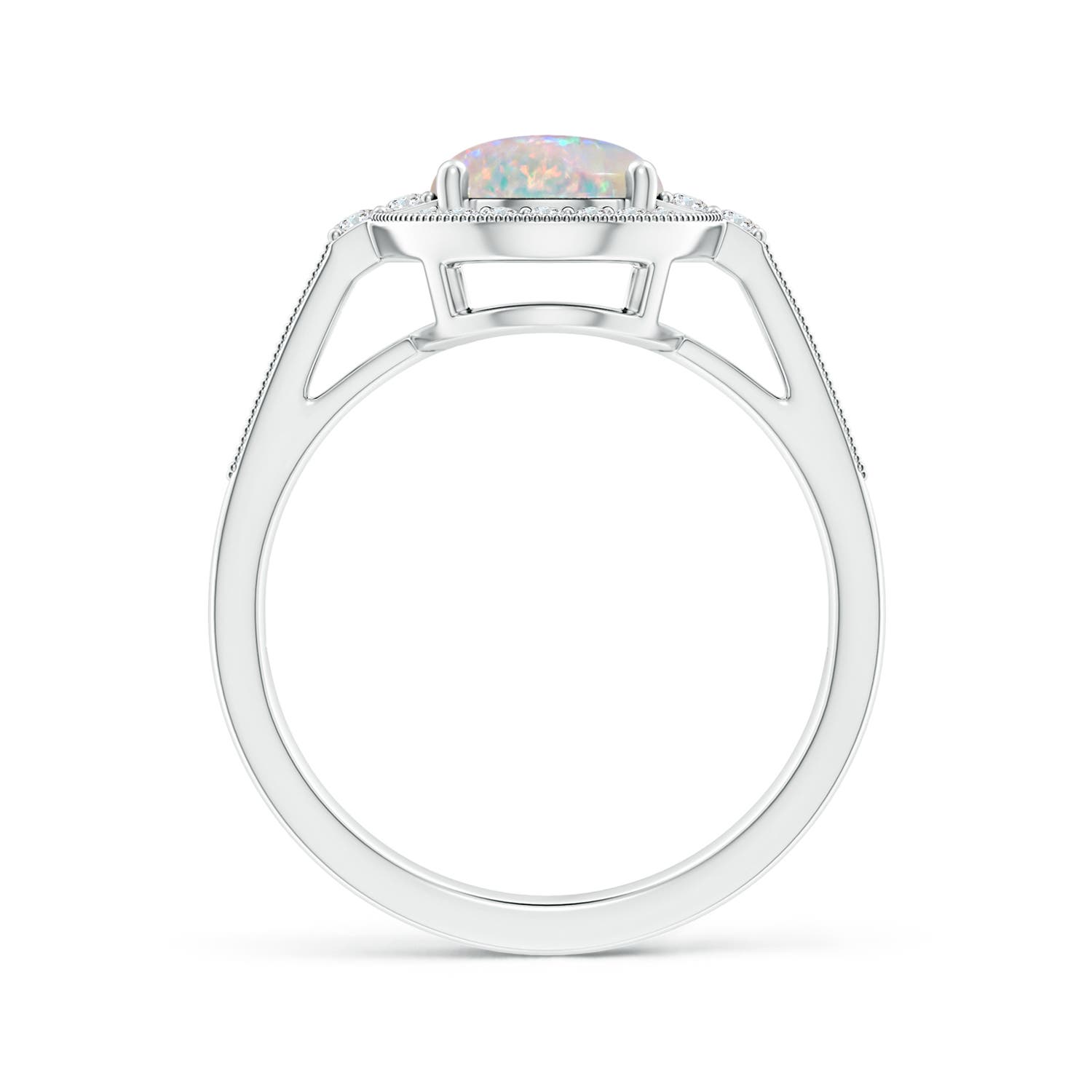 AAAA - Opal / 1.72 CT / 14 KT White Gold