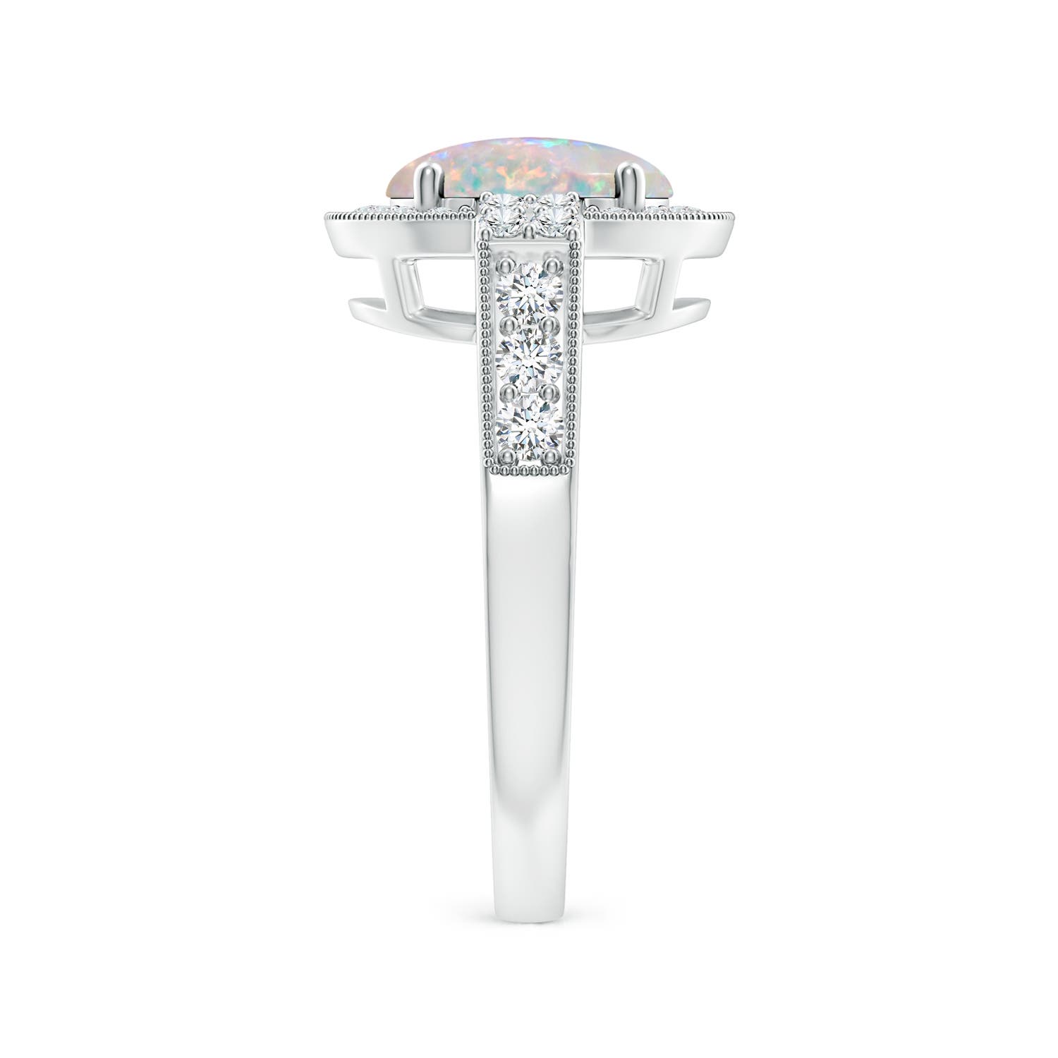 AAAA - Opal / 1.72 CT / 14 KT White Gold