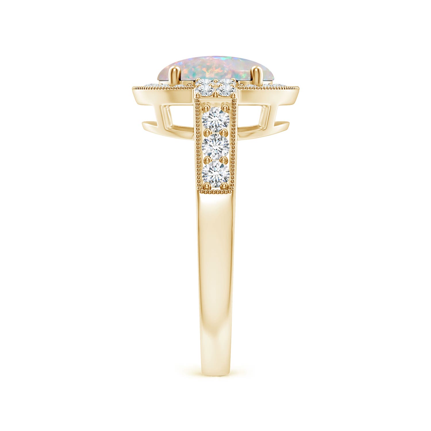 AAAA - Opal / 1.72 CT / 14 KT Yellow Gold