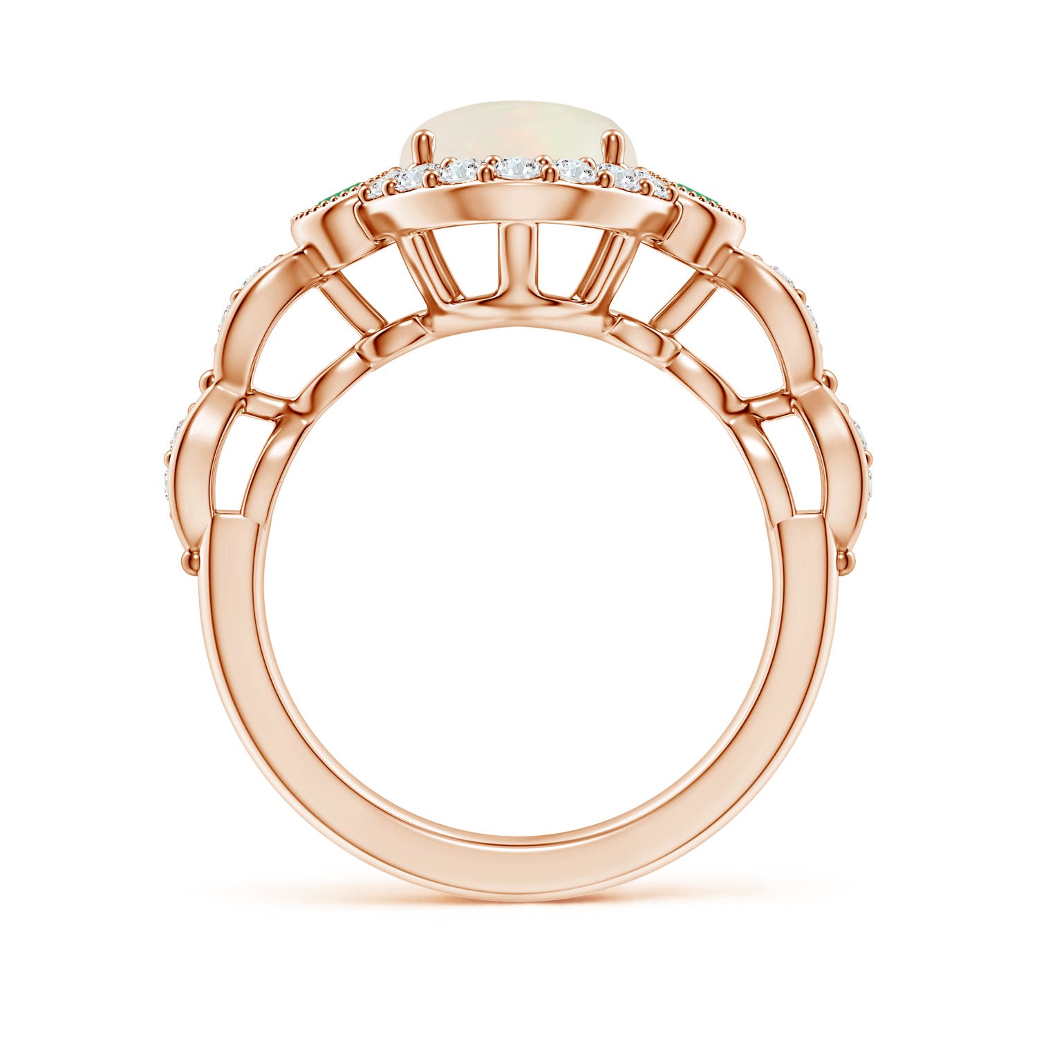 A - Opal / 1.98 CT / 14 KT Rose Gold