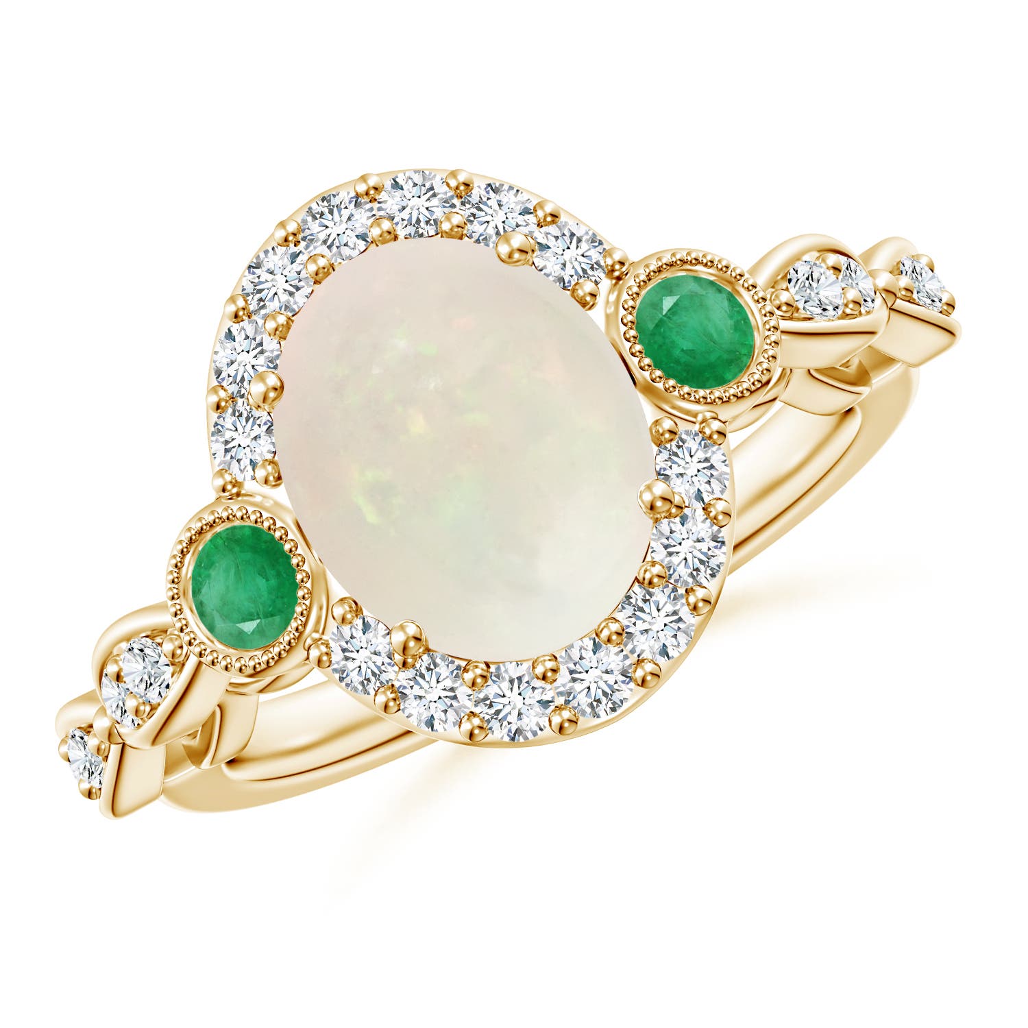 A - Opal / 1.98 CT / 14 KT Yellow Gold