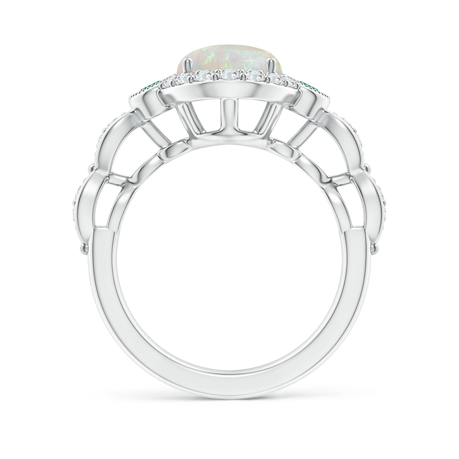 AA - Opal / 1.98 CT / 14 KT White Gold