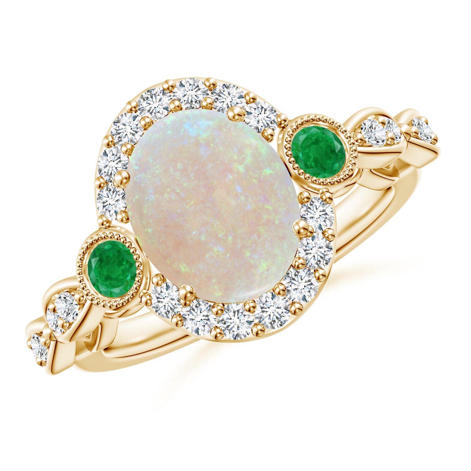 AA - Opal / 1.98 CT / 14 KT Yellow Gold