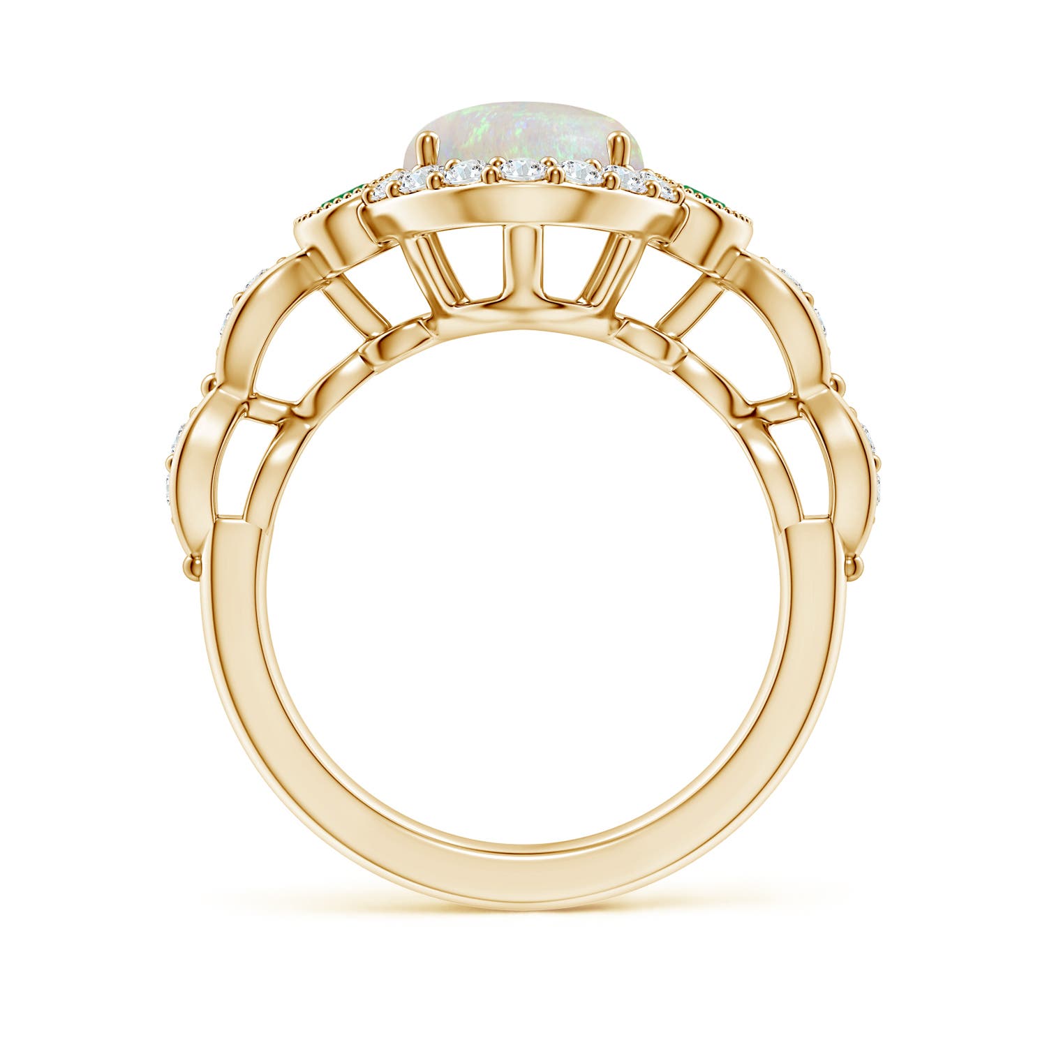 AA - Opal / 1.98 CT / 14 KT Yellow Gold