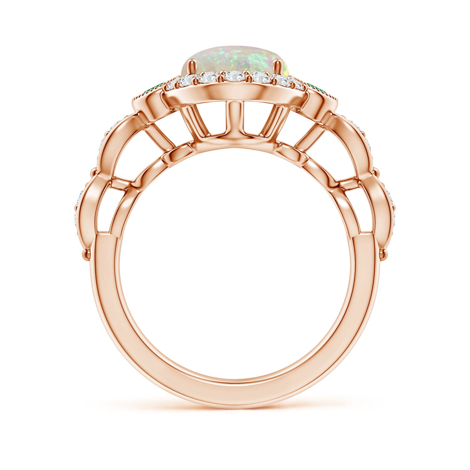 AAA - Opal / 1.98 CT / 14 KT Rose Gold