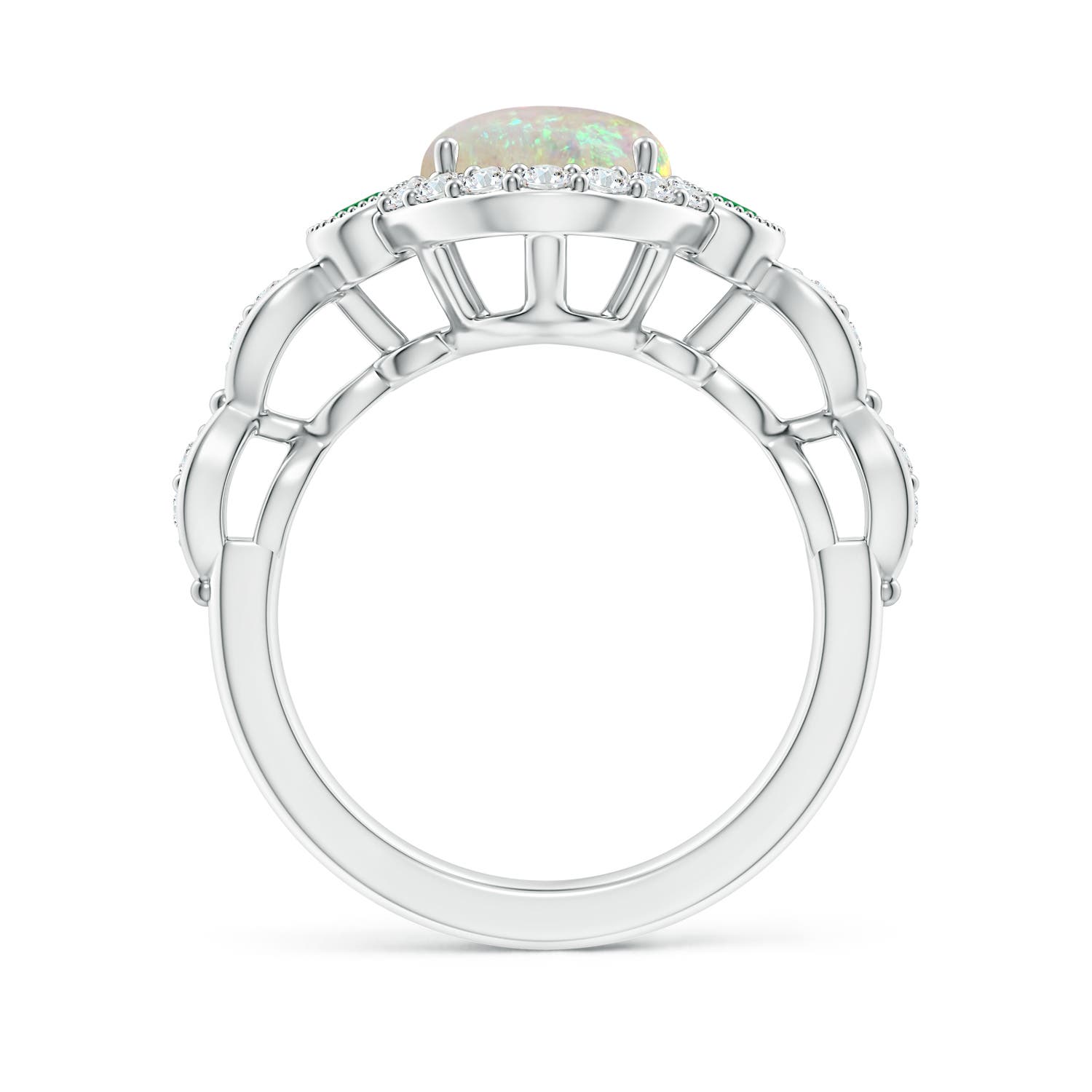 AAA - Opal / 1.98 CT / 14 KT White Gold