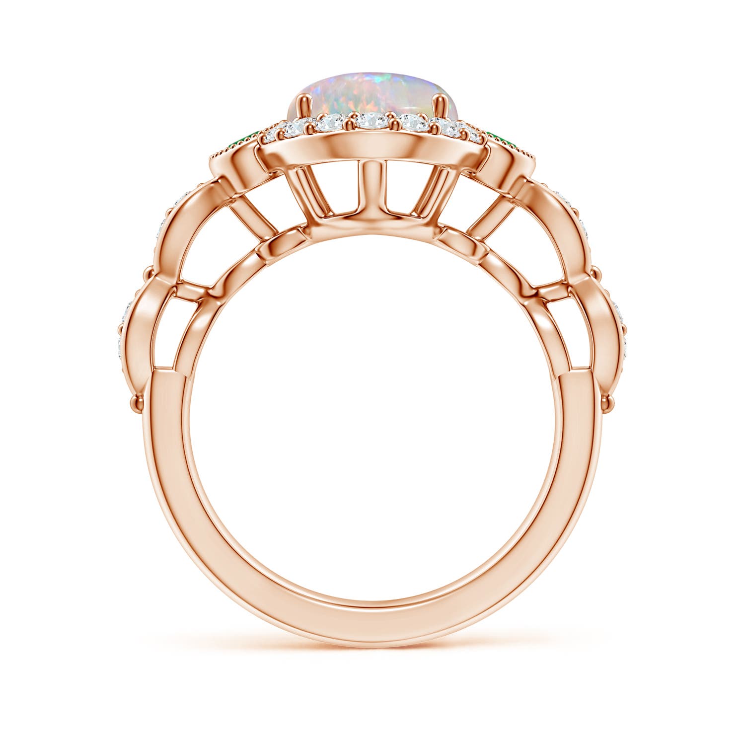 AAAA - Opal / 1.98 CT / 14 KT Rose Gold