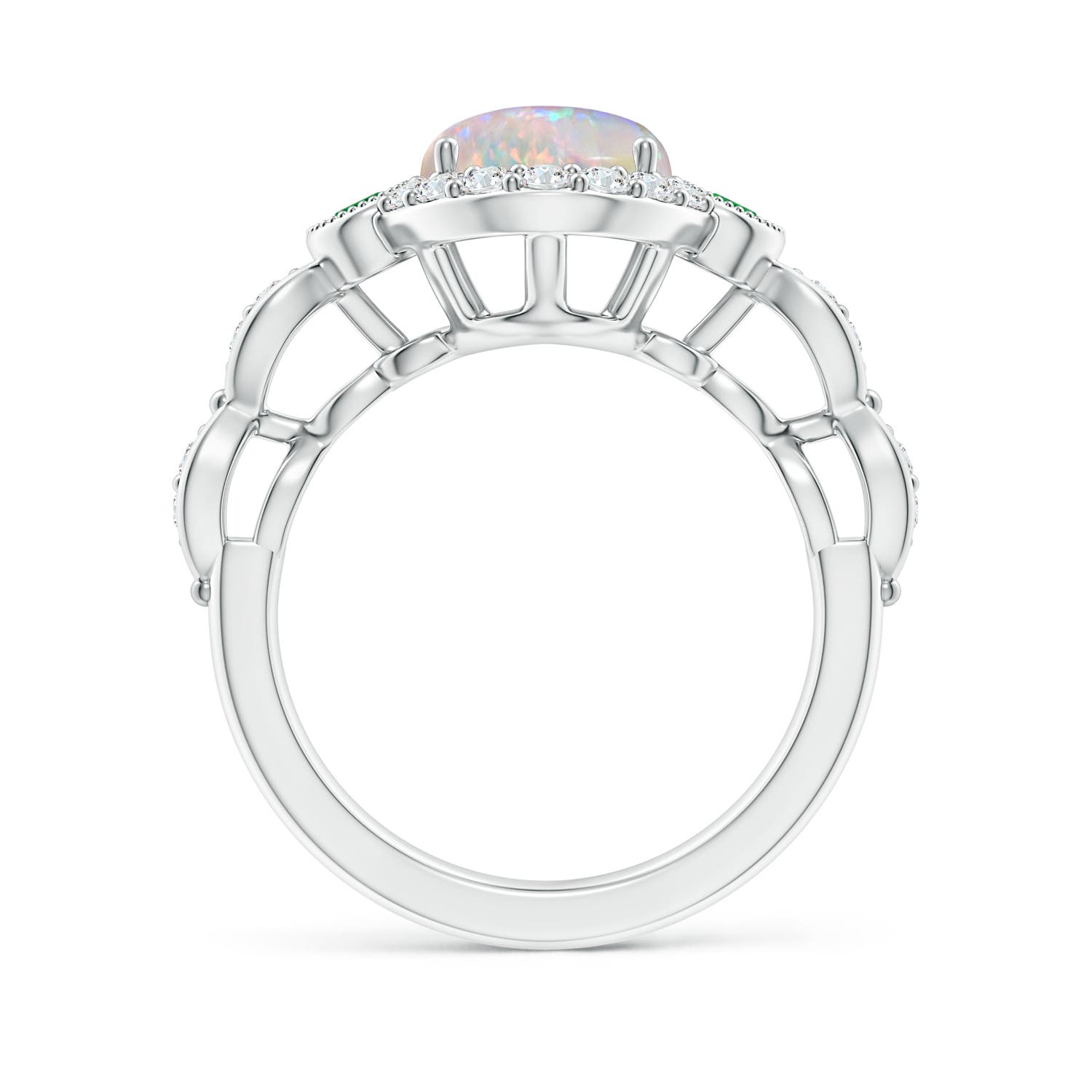 AAAA - Opal / 1.98 CT / 14 KT White Gold