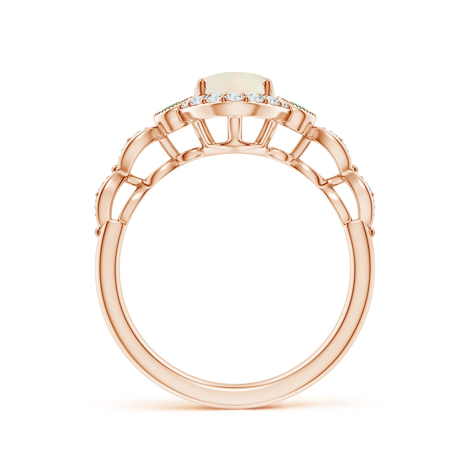 A - Opal / 1.12 CT / 14 KT Rose Gold