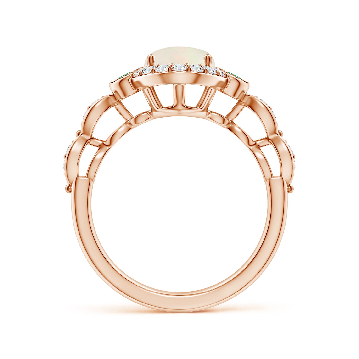 A - Opal / 1.57 CT / 14 KT Rose Gold