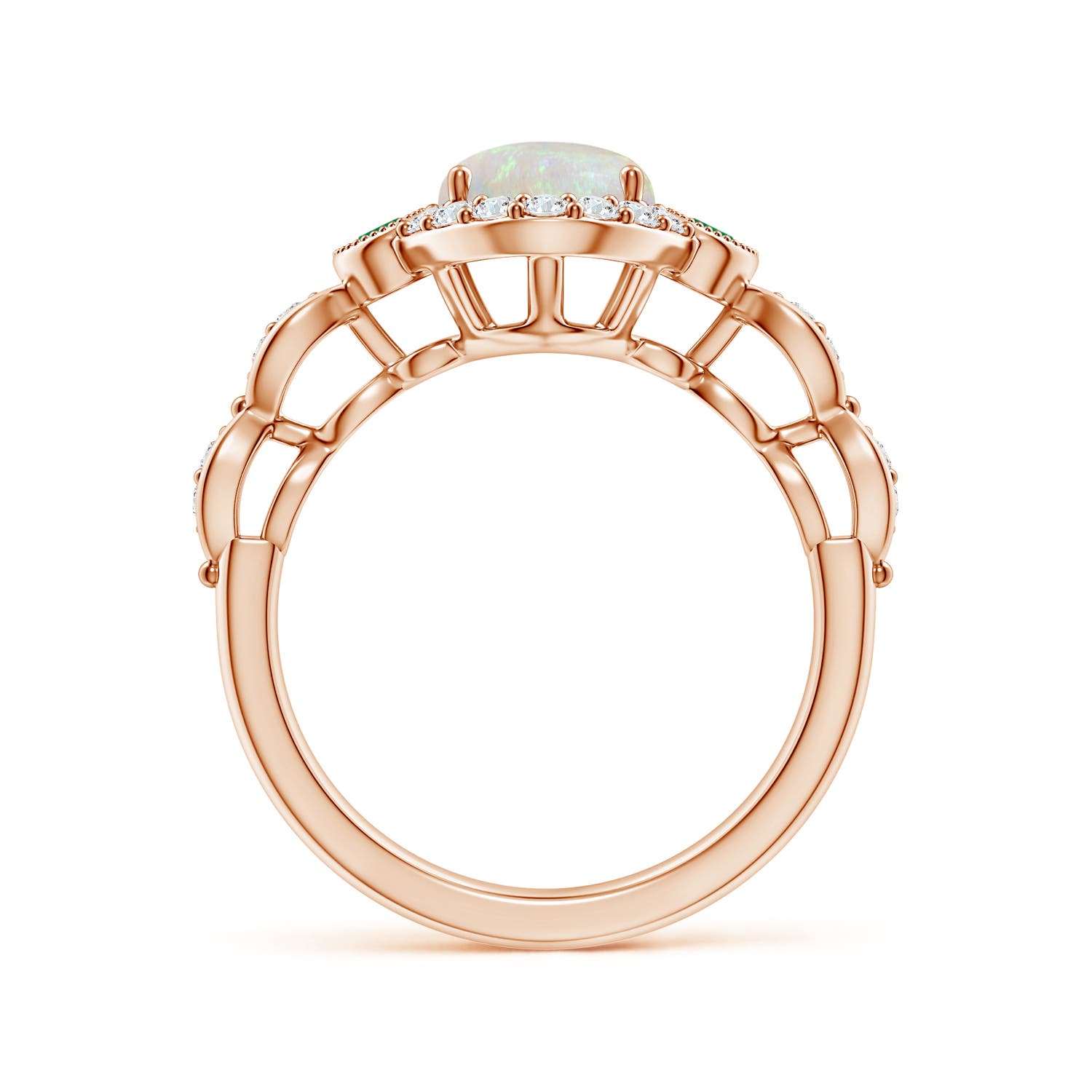 AA - Opal / 1.57 CT / 14 KT Rose Gold