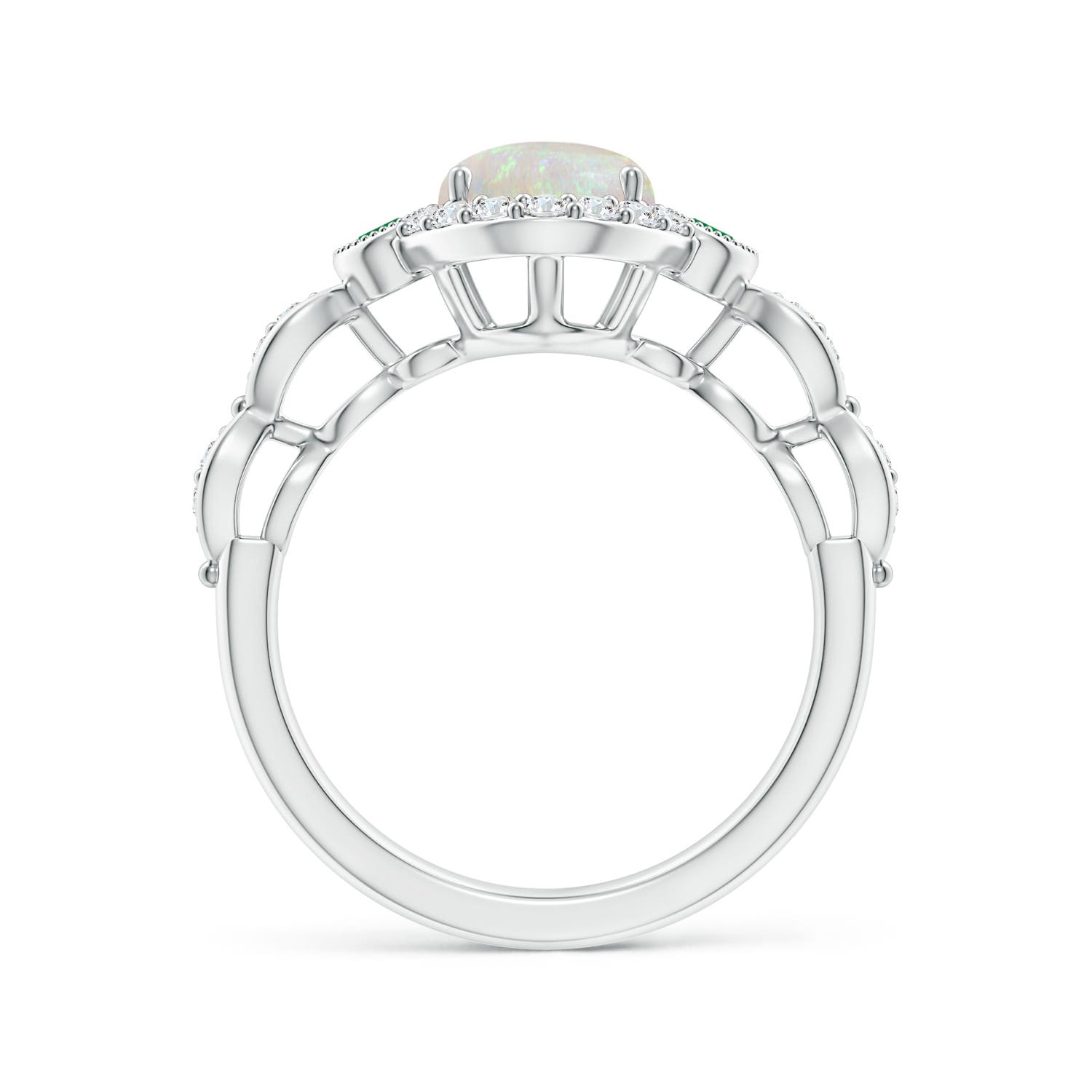 AA - Opal / 1.57 CT / 14 KT White Gold