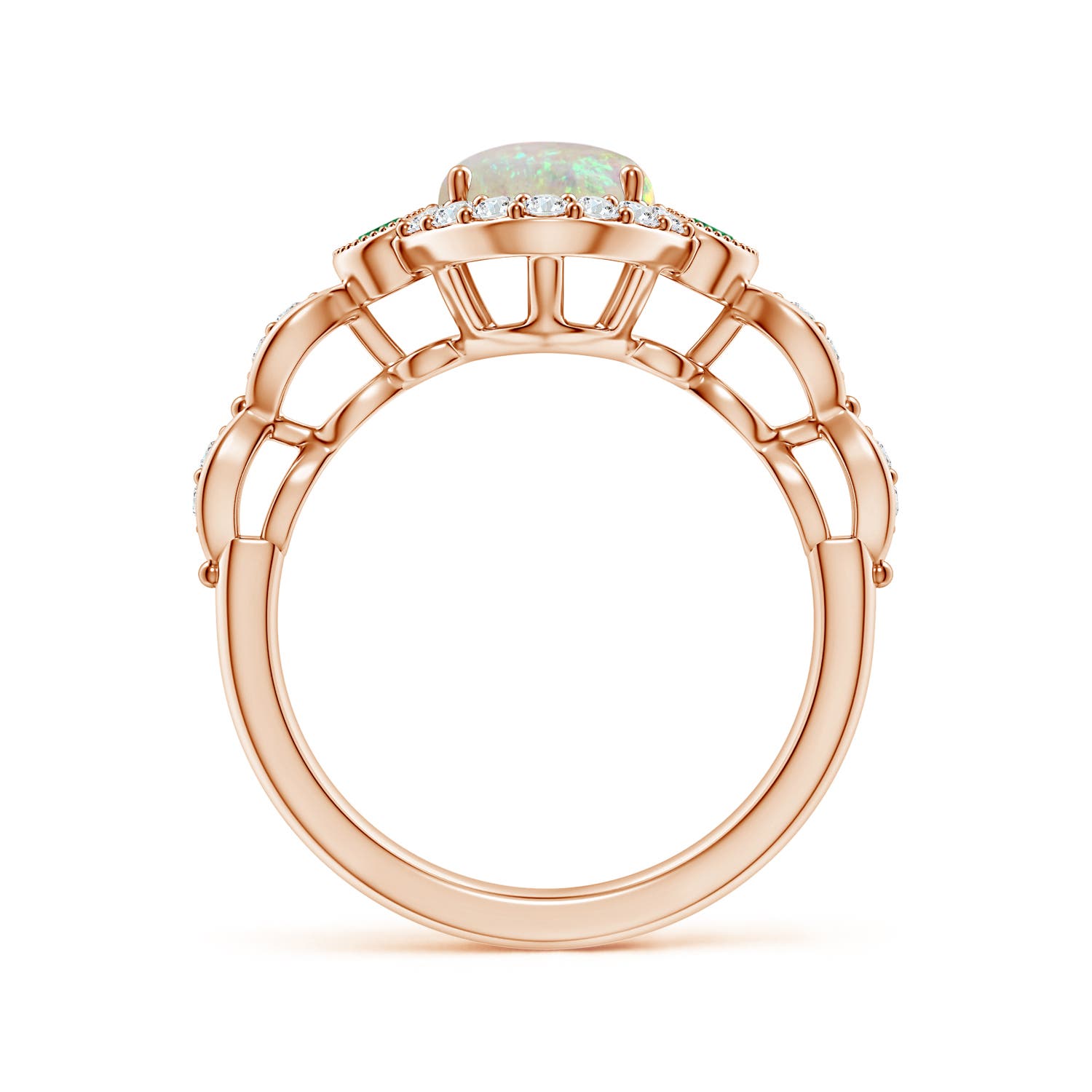 AAA - Opal / 1.57 CT / 14 KT Rose Gold