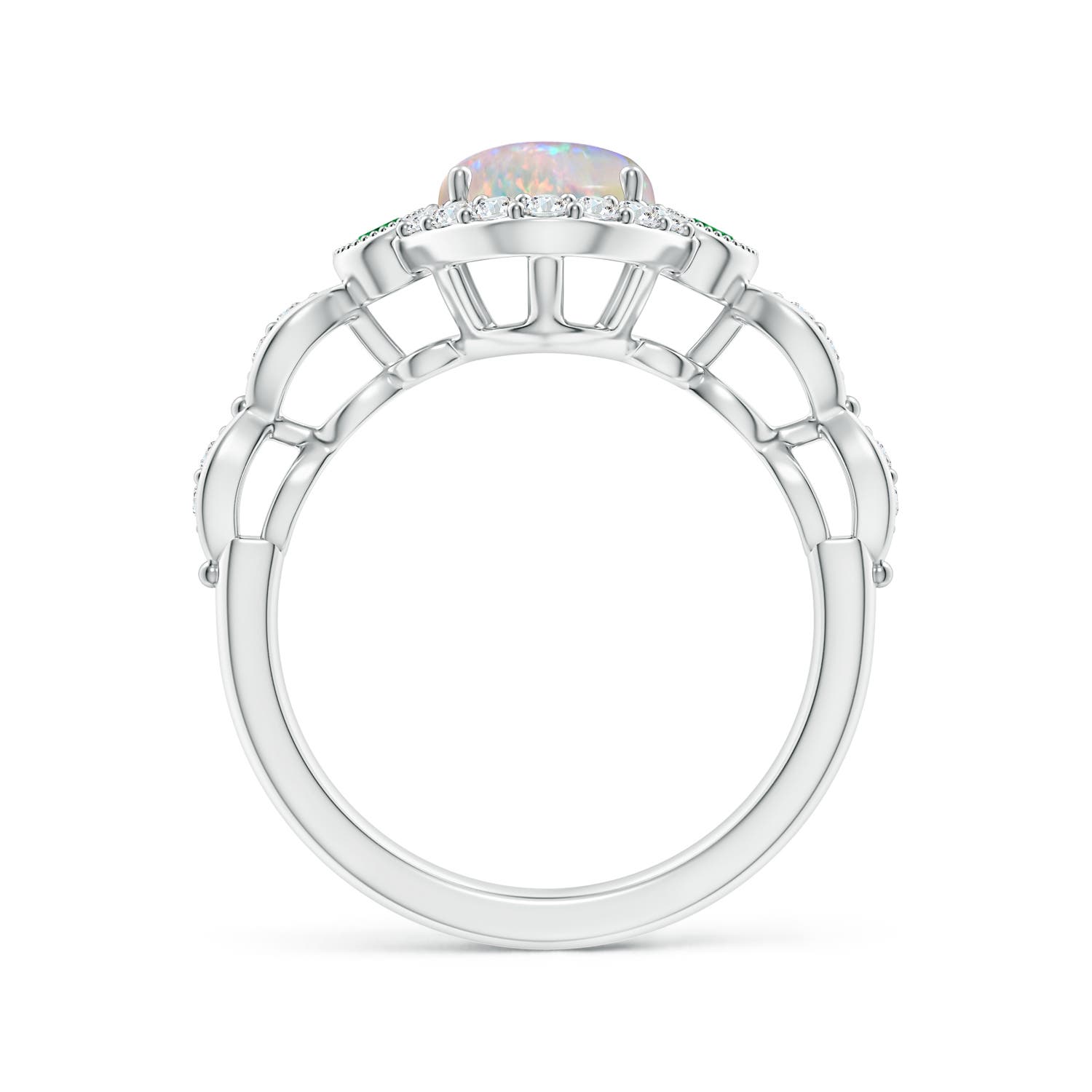 AAAA - Opal / 1.57 CT / 14 KT White Gold