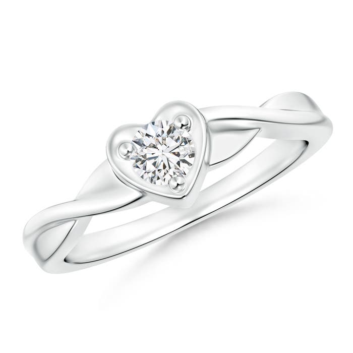 H, SI2 / 0.23 CT / 14 KT White Gold